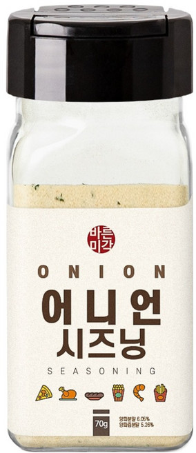 바른미각 어니언 시즈닝, 1개, 70g