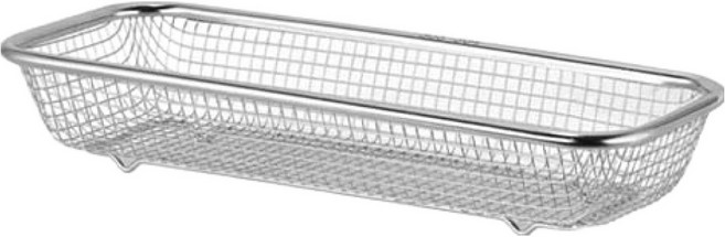 리온하임 스테인리스 식기세척기 물빠짐 스텐수저통 바스켓, 실버, 1개