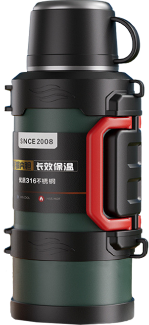 316保溫壺, 軍綠色, 1個, 4L