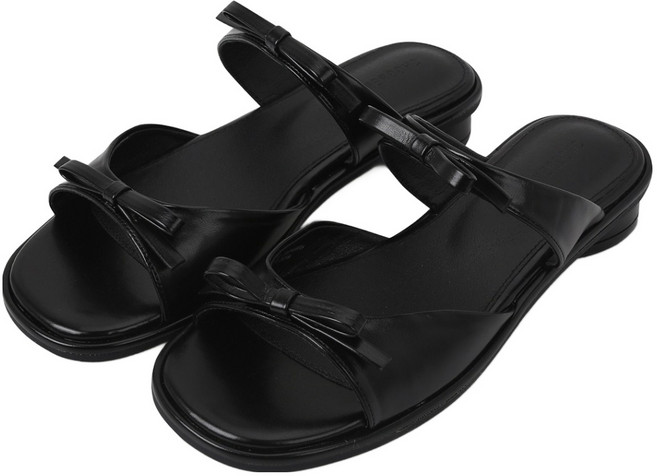 슈펜 여성용 리본 슬라이드 슬리퍼 1cm HPWWIFS601