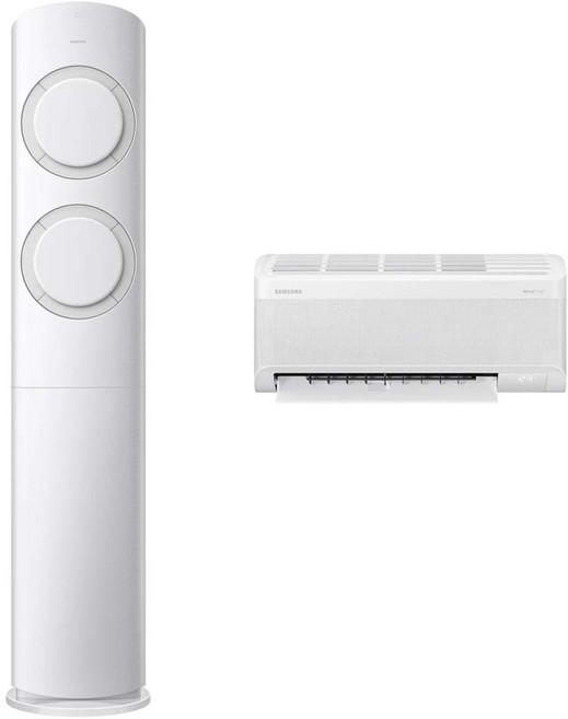 삼성전자 56.9㎡(17.2평) + 18.7㎡(5.5평) AI Q9000 홈멀티형 에어컨 AF60F17D11GRZ + 리모컨 세트 방문설치, 매립배관형