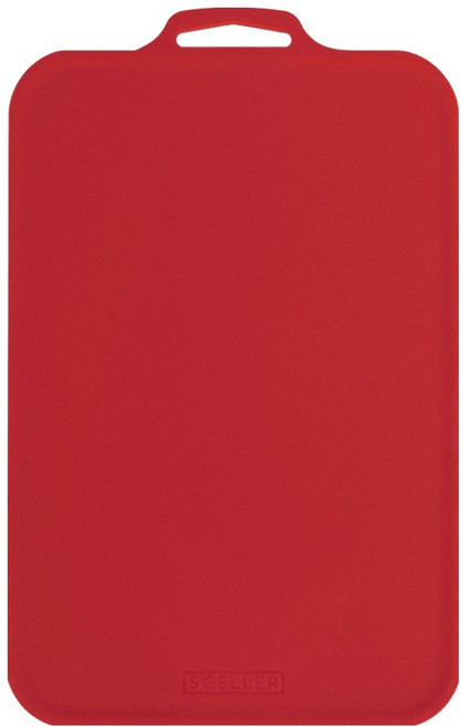 SCELLER 쁘띠 국내제작 항균 칼집 잘 안 나는도마, 크림슨레드, 1개