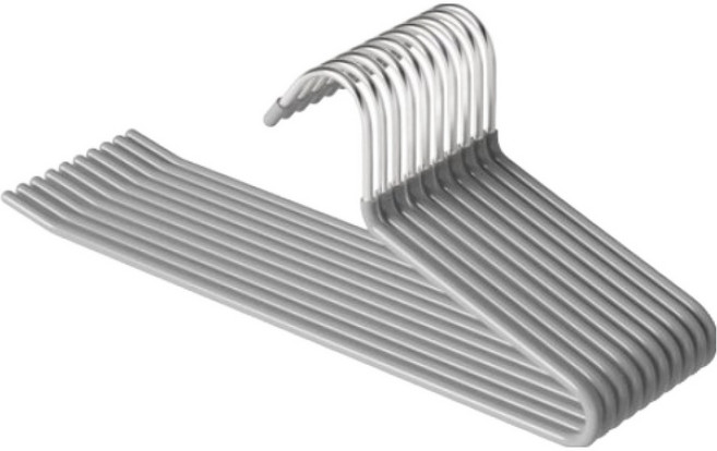 데보코 논슬립 바지걸이, 그레이, 10개