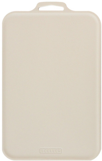 SCELLER 쁘띠 국내제작 항균 칼집 잘 안 나는도마, 크림아이보리, 1개