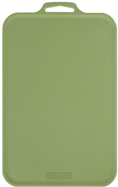 SCELLER 쁘띠 국내제작 항균 칼집 잘 안 나는도마, 올리브그린, 1개