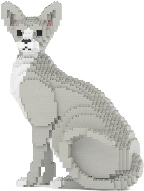 JEKCA 스핑크스 고양이 블럭 S 소형, 혼합색상, 1개