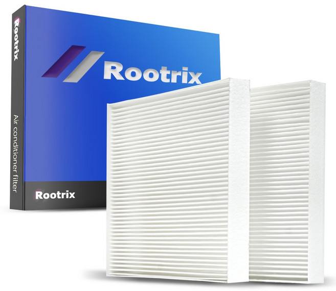 루트릭스 화이트 파티클 자동차 에어컨 필터 2p, 1개, R011