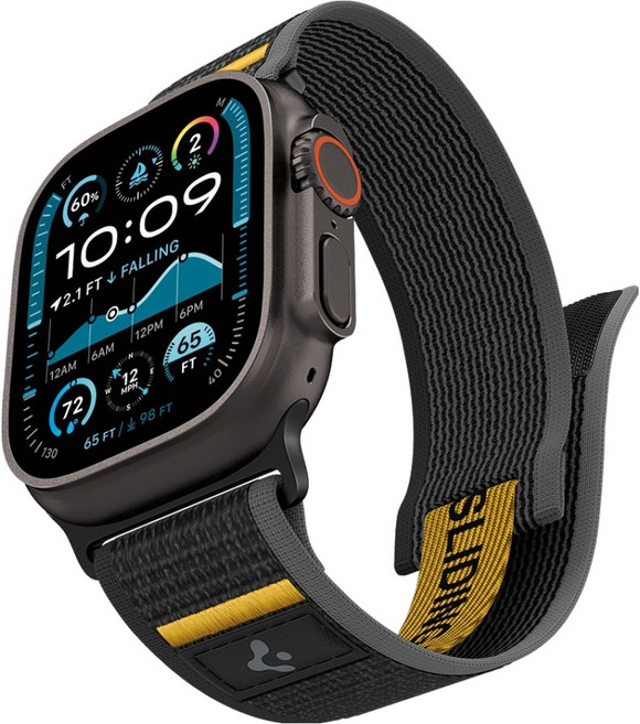 슈피겐 애플워치 애슬렉스 에어 스트랩, 액티브블랙, 1개