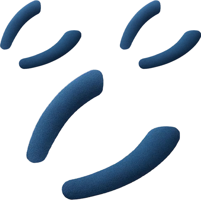 썸즈마인 붙이는 변기시트, 네이비, 3개