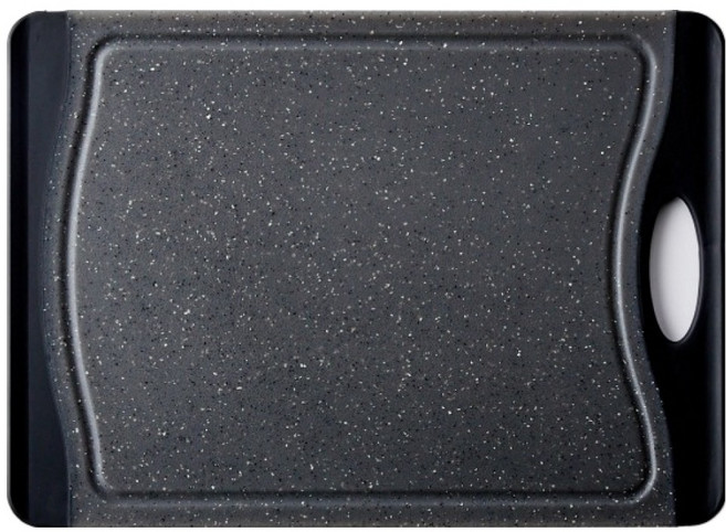 Modern House 防滑黑色大理石紋抗菌PP砧板, 混合顏色, 1個