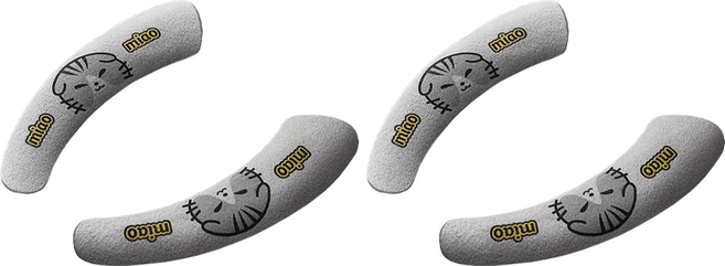 썸즈마인 고탄력 변기시트, 그레이 고양이, 2개