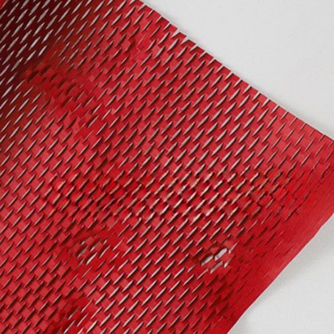 이홈베이킹 벌집 낱장 종이 완충재 포장지 레드, 50개