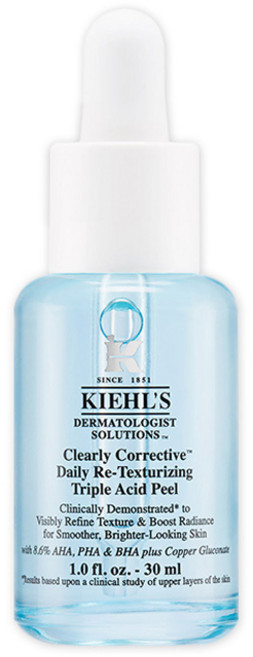 키엘 클리어리 코렉티브 리-텍스처라이징 트리플 애씨드 필, 1개, 30ml