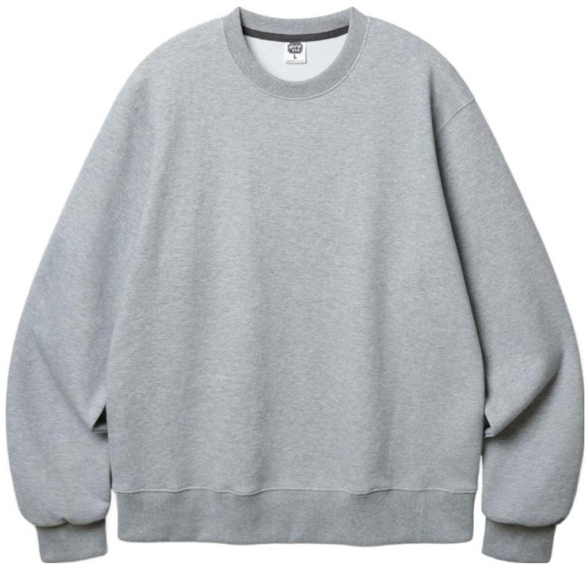 앨빈클로 남녀공용 무지 레귤러핏 맨투맨 MAR676