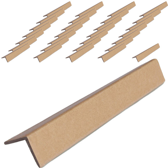 嘉鴻牌 超特硬L型紙護角 50支, 牛皮紙色, 1組