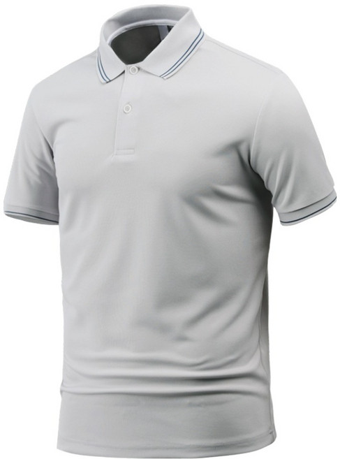 다꾸앙 남성용 냉감 통기성 에어 쿨 베이직 스판 반팔 카라 티셔츠 H03K9_tp5607