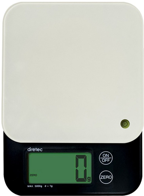 드레텍 주방 전자 저울, 5kg, 블랙, KS-590