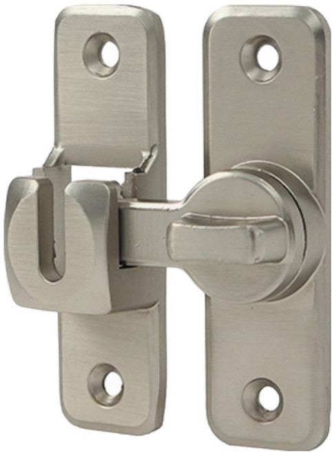 도매토피아 슬라이딩 문걸쇠 잠금장치 실버 C2, 1개