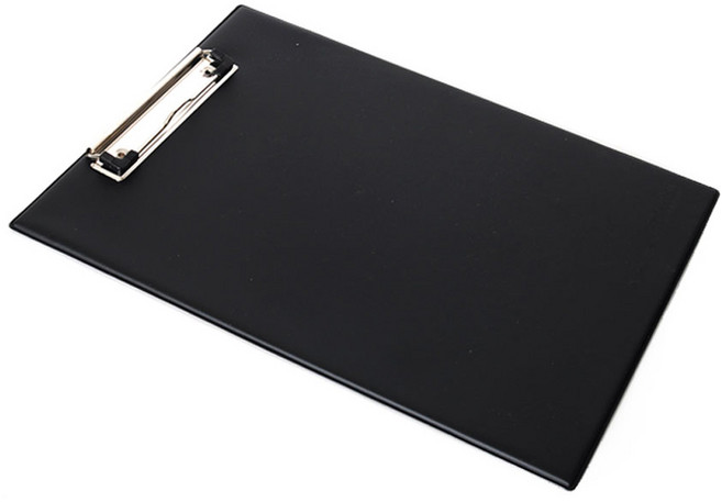 모닝글로리 4000 PVC 클립보드 A4, 블랙