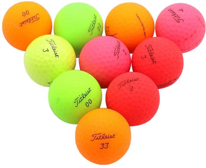 Titleist Unique Epic Lost Ball高爾夫球 A+ 42.67mm 10顆入, 混色, 1組