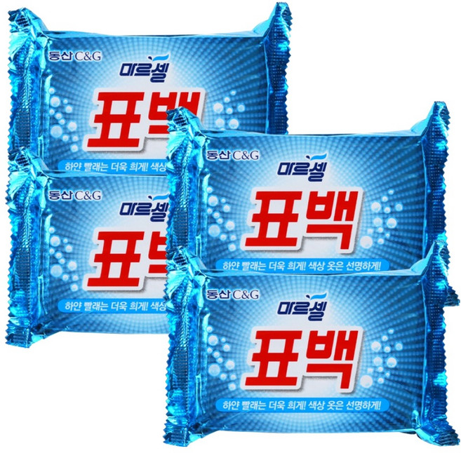 크리오 마르셀 표백 세탁비누, 단품, 4개