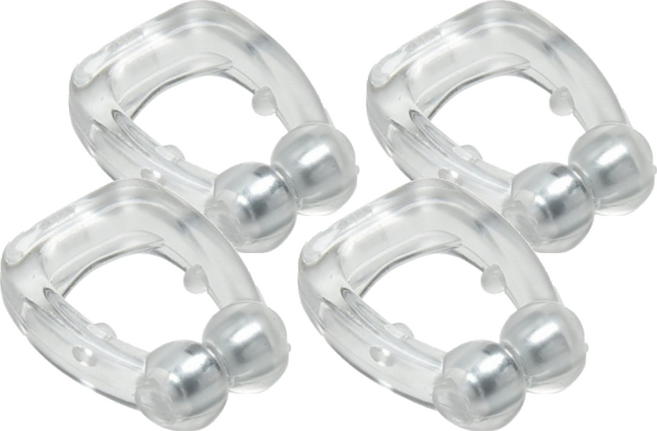 AHOYE 矽膠舒眠止鼾器 附攜帶盒, 4個