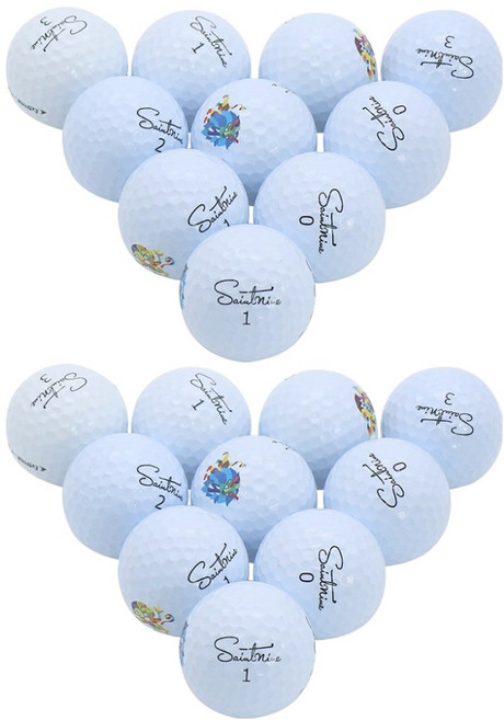 세인트나인 유니크에픽 골프공 로스트볼 A+ 42.67mm, 화이트, 1세트, 20개입