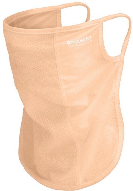 인콘트로 귀걸이형 쿨 메쉬 이지 골프 스포츠 마스크, 베이지, 1개