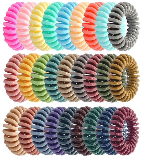 스타일플래닛 자국안남는 스프링 머리끈 27종 세트