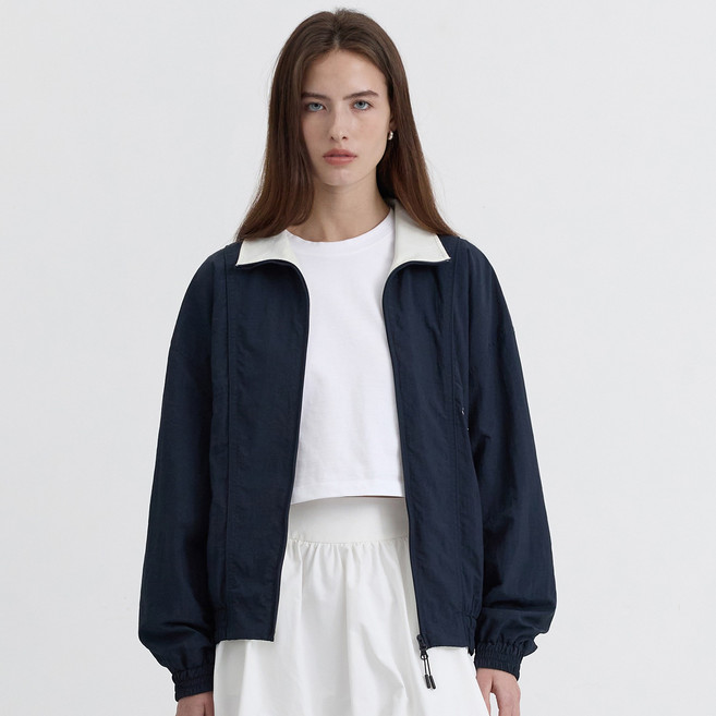 던스트 유니섹스 블록킹 윈드 브레이커 점퍼 UDJU5B121