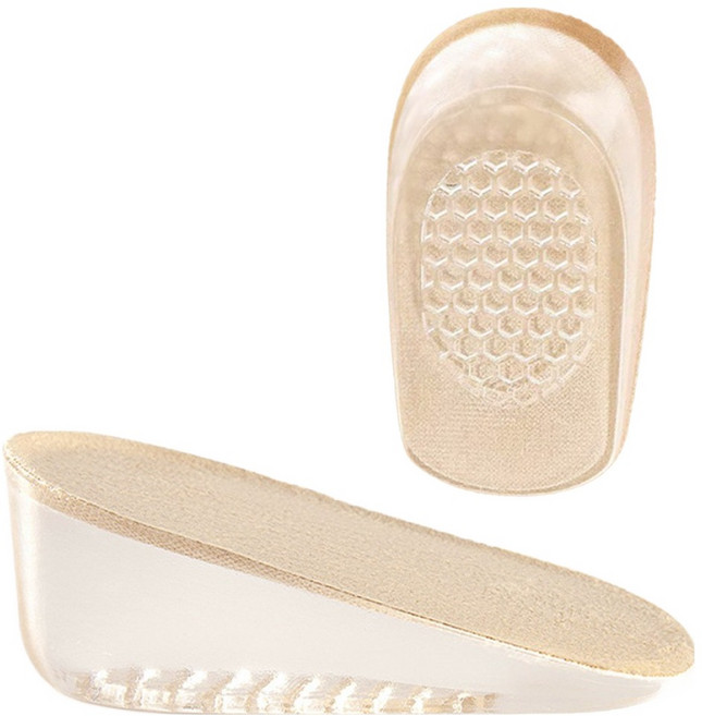 고씨네 여성용 에어리프트 반패드 실리콘 키높이 깔창 양발착용 세트 스킨, 1세트