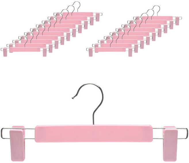 아워리빙 파스텔 논슬립 회전형 치마 바지걸이, 핑크, 20개
