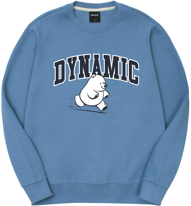 옥스타 다이나믹 곰돌이 특양면 맨투맨 5SSP002