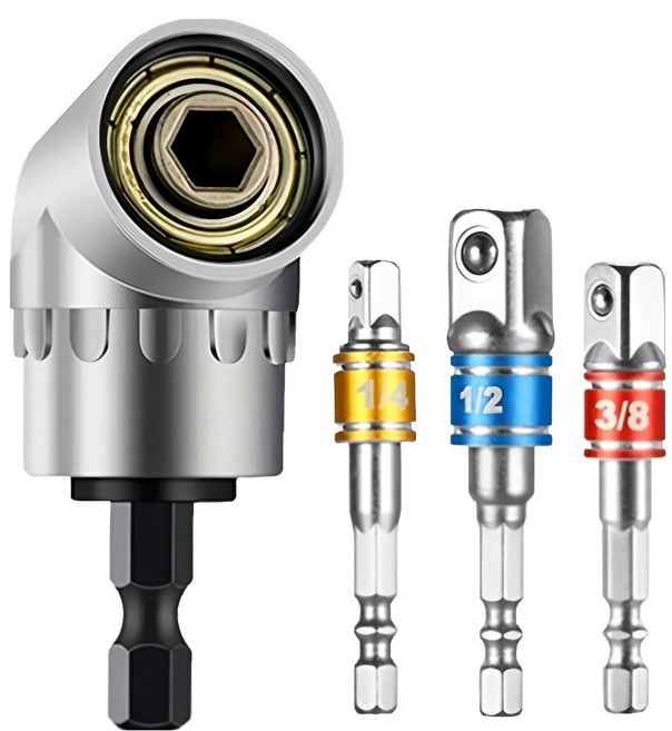 OON 앵글 드라이버 드릴 어댑터 4종 세트, 1세트