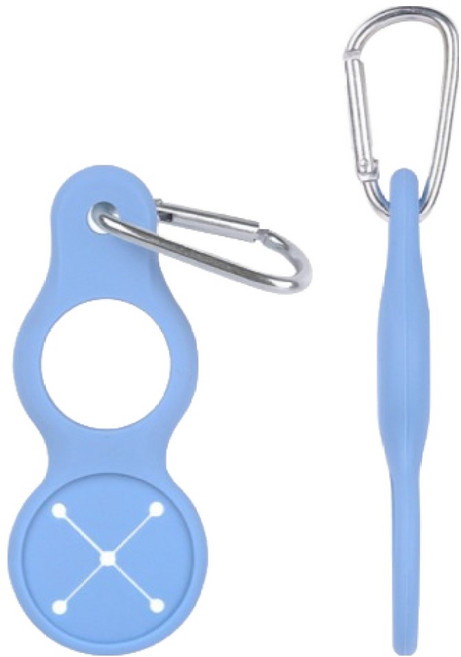 블리츠 휴대용 아웃도어 카라비너 수건 생수 물병 고리, 블루, 2개