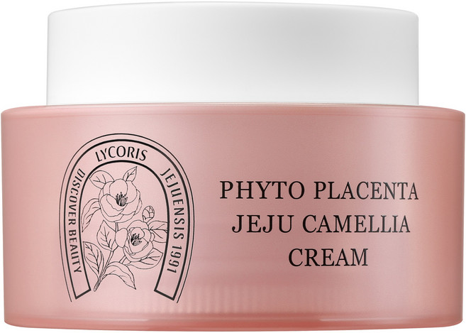 LYCORIS Phyto胎盤素濟州山茶花乳霜, 50ml, 1個