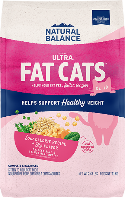 내추럴발란스 어덜트 고양이 오리지날 울트라 팻캣 닭 앤 연어 레시피 건식사료, 닭+연어, 1.1kg, 1개