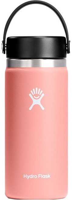 하이드로플라스크 와이드 플렉스캡 텀블러, 그레이프푸르트핑크, 473ml, 1개