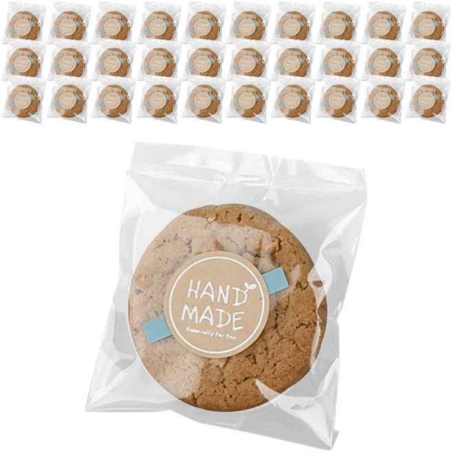 중앙패키지 OPP 쿠키 봉투 투명 100 × 120 ㎜, 100개입, 1개