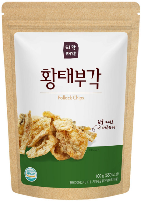 티각태각 황태 부각, 1개, 100g