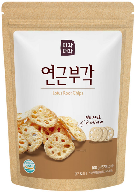 티각태각 연근 부각, 100g, 1개