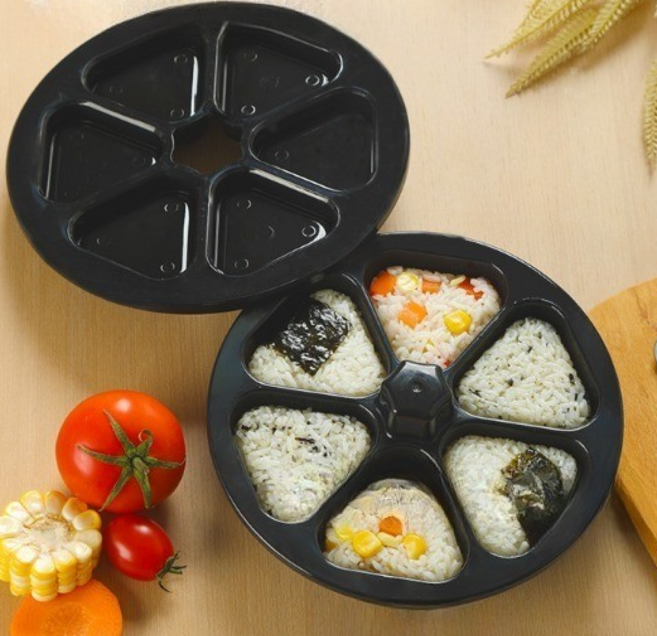 안이네 간단한 삼각김밥 주먹밥 틀, 블랙, 1세트