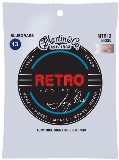 마틴 Tony Rice Bluegrass 어쿠스틱 스트링, 혼합색상, MTR13, 1개