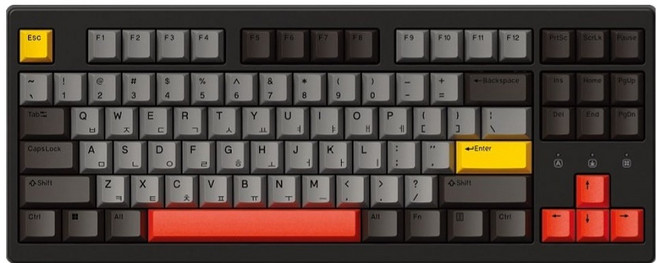 한성컴퓨터 듀얼 8K 가스켓 게이밍 유선 마그네틱 키보드, 제조사축, TFG Magnetox XL, INTERSTELLAR