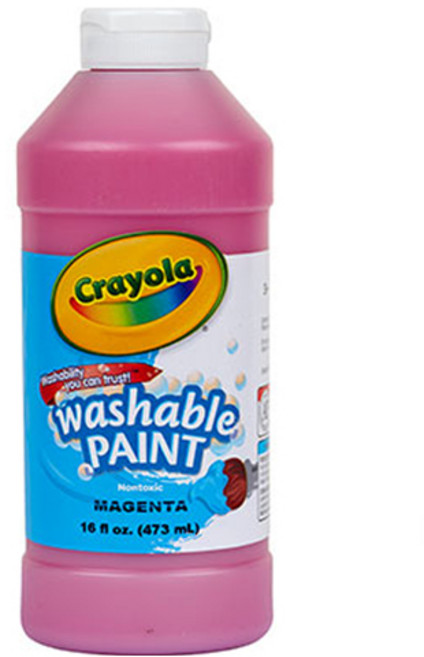크레욜라 워셔블 페인트 마젠타, 473ml, 1색