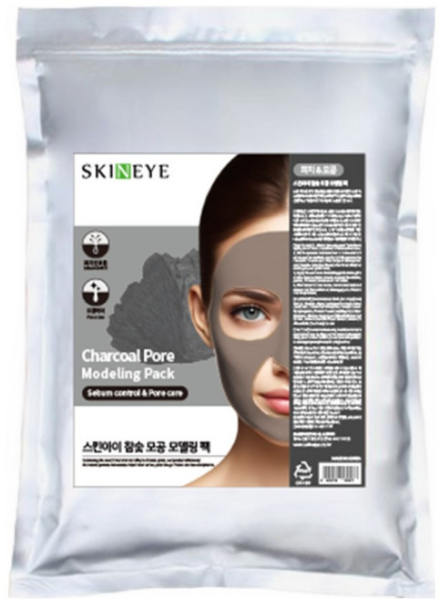 스킨아이 참숯 모공 피지 에스테틱 피부관리샵용 모델링 팩 300g, 1개입, 1개