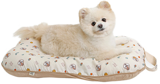 이츠독 강아지 디즈니 오가닉 분리형 유모차 라이너, 칩앤데일 해피, 1개