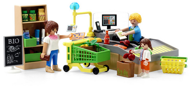 플레이모빌 유기농 슈퍼마켓 피규어 71648, 1개