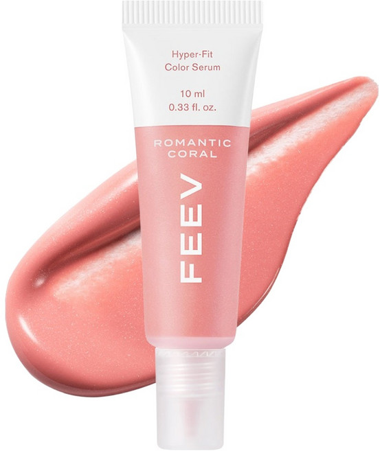 FEEV HYPER FIT 彩色精華迷你腮紅 10ml, 浪漫珊瑚, 1個