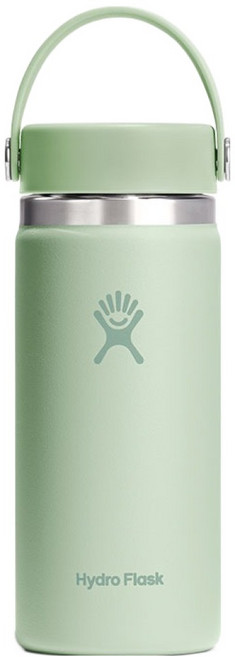 하이드로플라스크 와이드 플렉스 캡 텀블러, 알로에 그린, 473ml, 1개